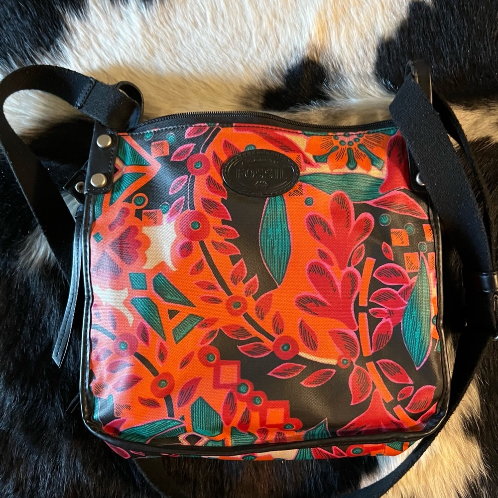 Fossil Floral Purse